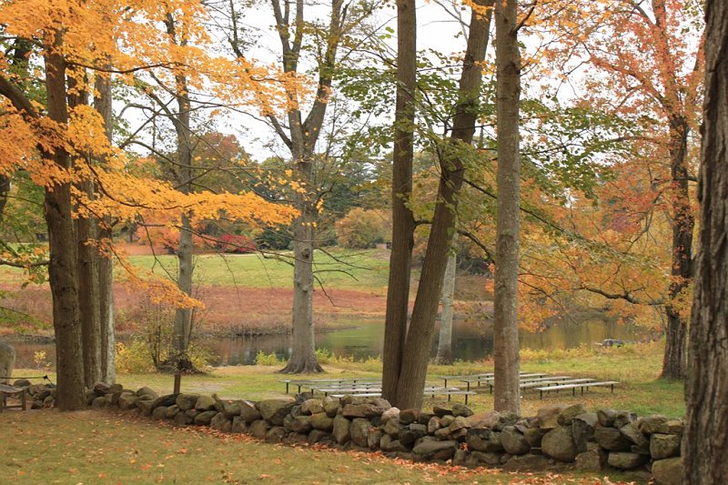 IMG_3538.jpg - The walk to the North Bridge- By the rude bridge that arched the flood,Their flag to April's breeze unfurled,Here once the embattled farmers stoodAnd fired the shot heard round the world.