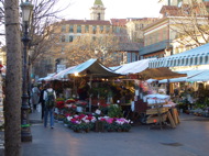 Nice flower market