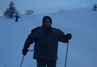 Daniel takes a spill!