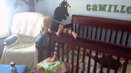 IMG_0079 - Climbing out of the crib