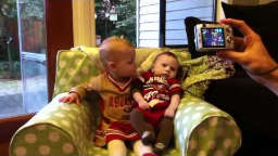 IMG_0142 - Camille and Reid watch 49ers