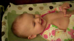 2010-07-03 VID00024 - Camille Giggling with C