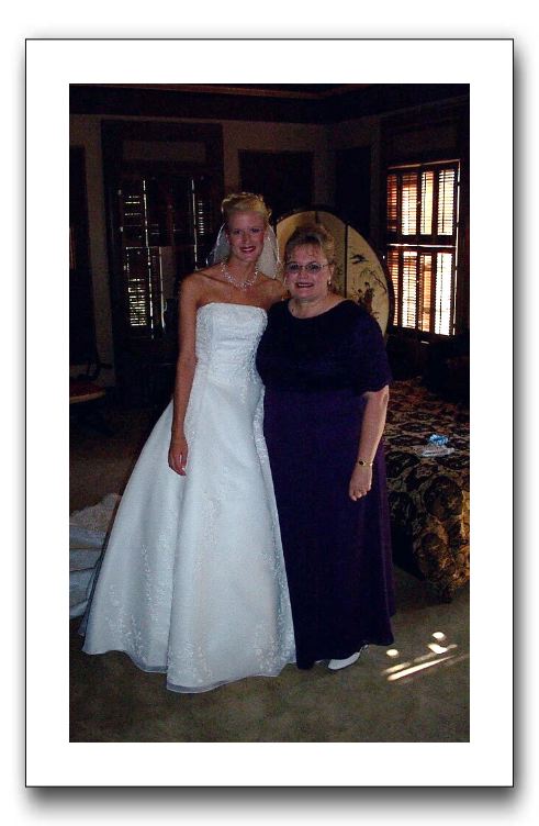 Tara and Mom in the mansion